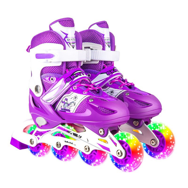 MICRO SKATES CHILDREN WITH BOTH MALE AND FEMALE SKATING ADULT SKATES