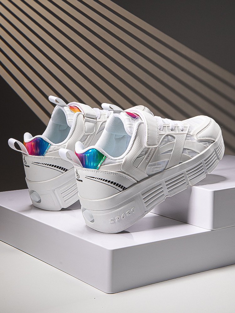 Children ' s Spring and Summer New Double Shoe Breaker Girls Net Air Roller Shoe Boys Skating Shoe Students