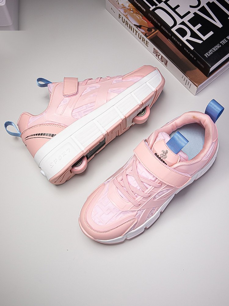 Children ' s Spring and Summer New Double Shoe Breaker Girls Net Air Roller Shoe Boys Skating Shoe Students