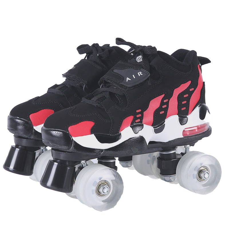 Black new Martin Boots and Skating Shoeboy Four Wheels for Adults and Men