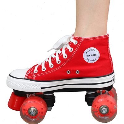 High-quality double skater, adult skater flash, four-wheeler beginner skater, male and female