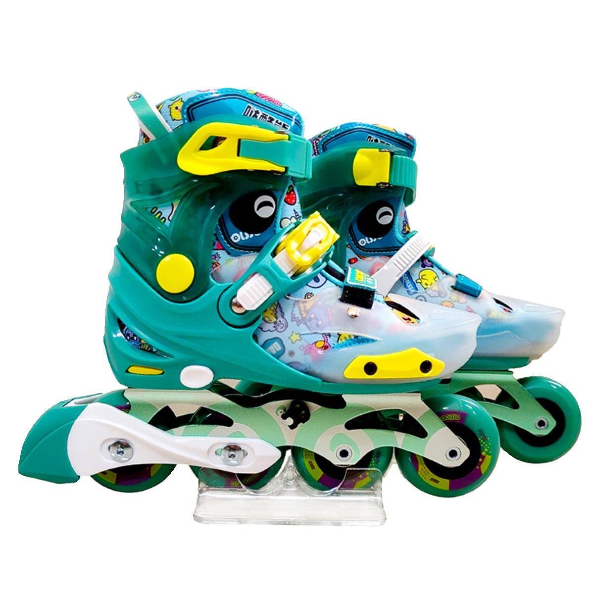 Cool bear roller skates, boys and girls, straight skaters, roller skates