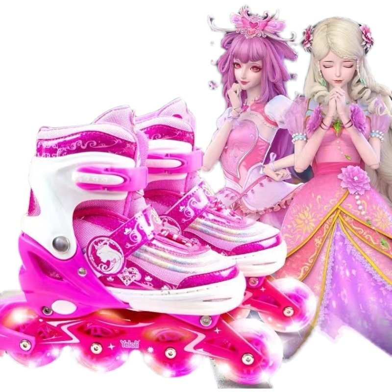 The original Yeroly skates, the first-school skating, four-wheel luminous baby