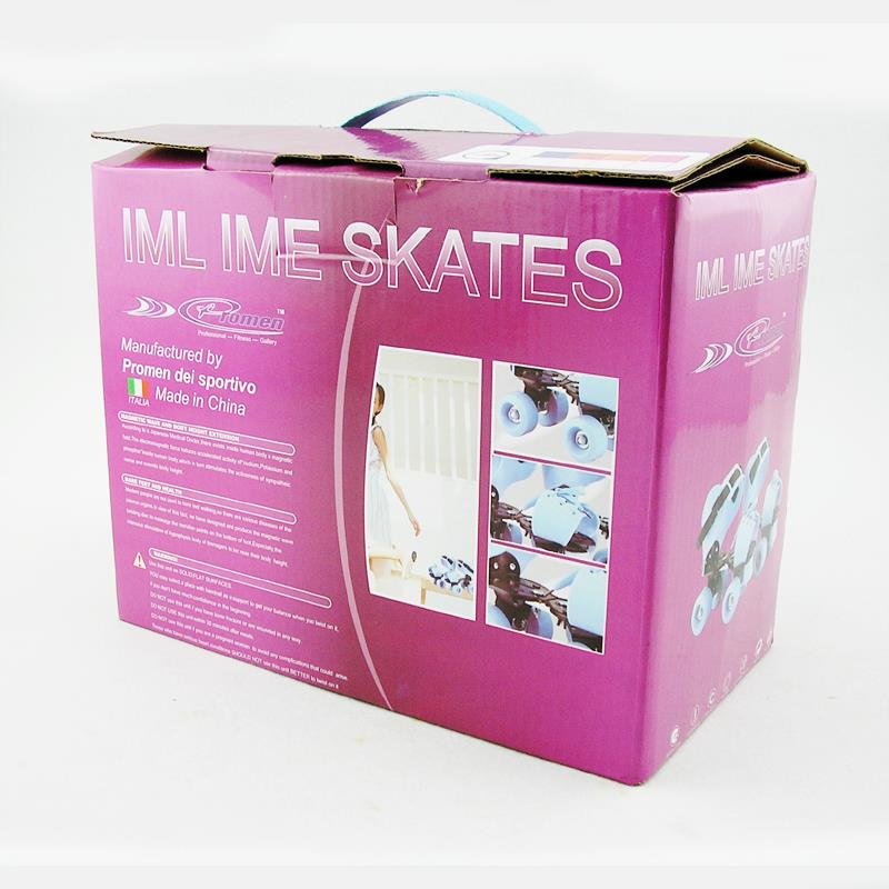 An upgraded child can regulate four-wheeled skates, skate skates, and a slab of dry skates
