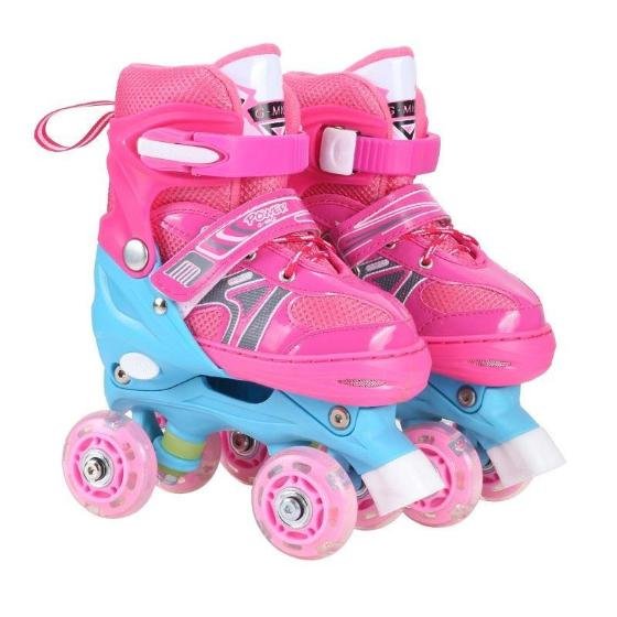 Children ' s skates, two wheels, two row girls ' beginners, four wheeled girls ' 10-year-old girls ' skates