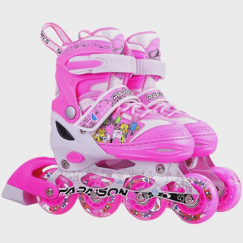 608 Child and Boy Juniors Professional Series of eight-wheel full-flicker sizes to regulate wheel slippers