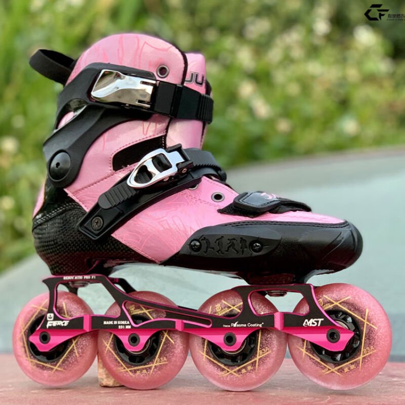 COOLIE JU-F HURRICANE ROLLERS CARBON FIBRE SKATES FOR BOYS AND GIRLS