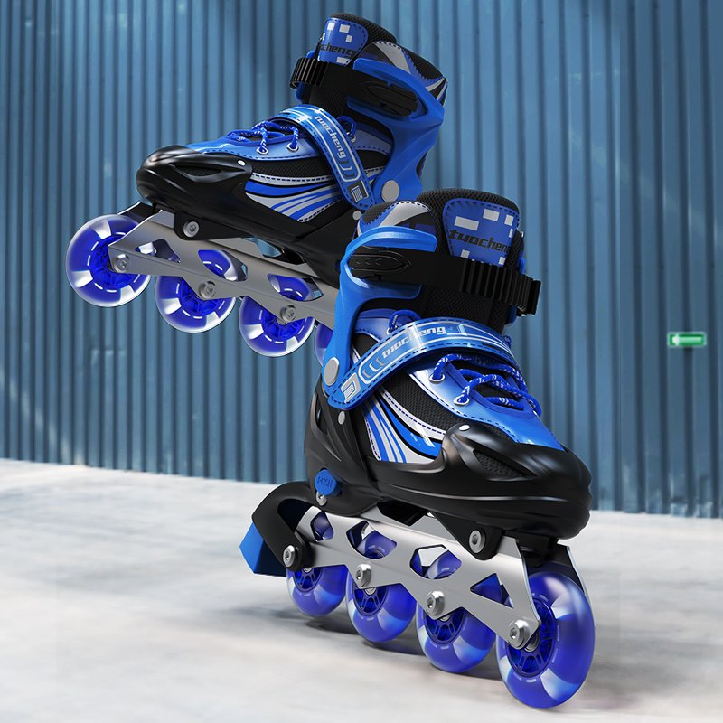 Dicanon skates children with a set of starters and skating skates for boys and girls