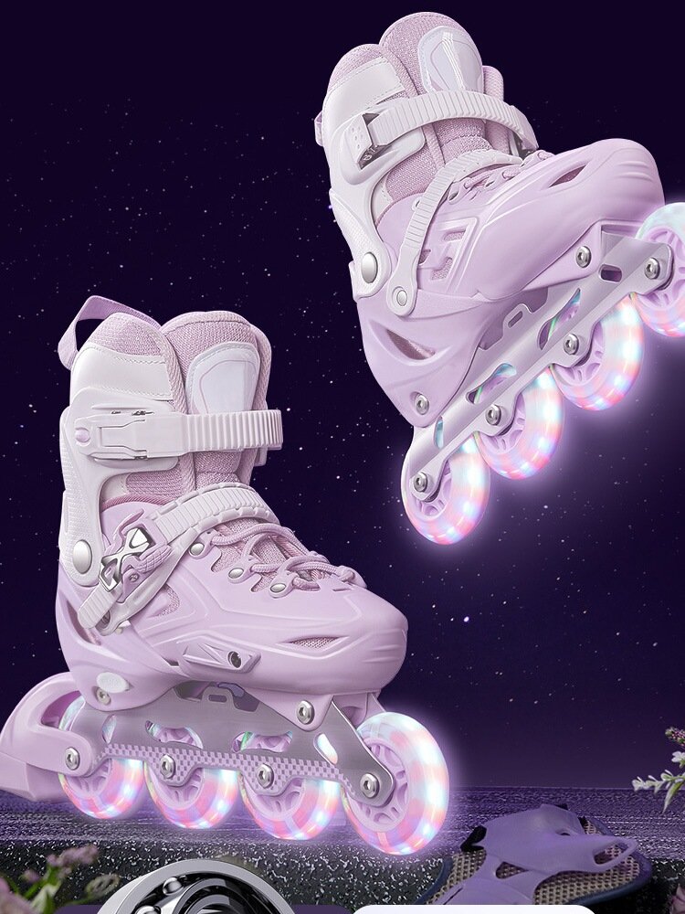 First-year-olds, 4-12-year-olds, girls and girls in dry ice skates