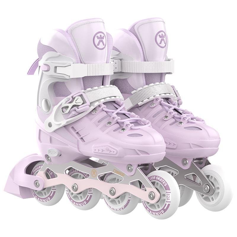 Direct-slipper skating children can switch to male and female skater skating professional