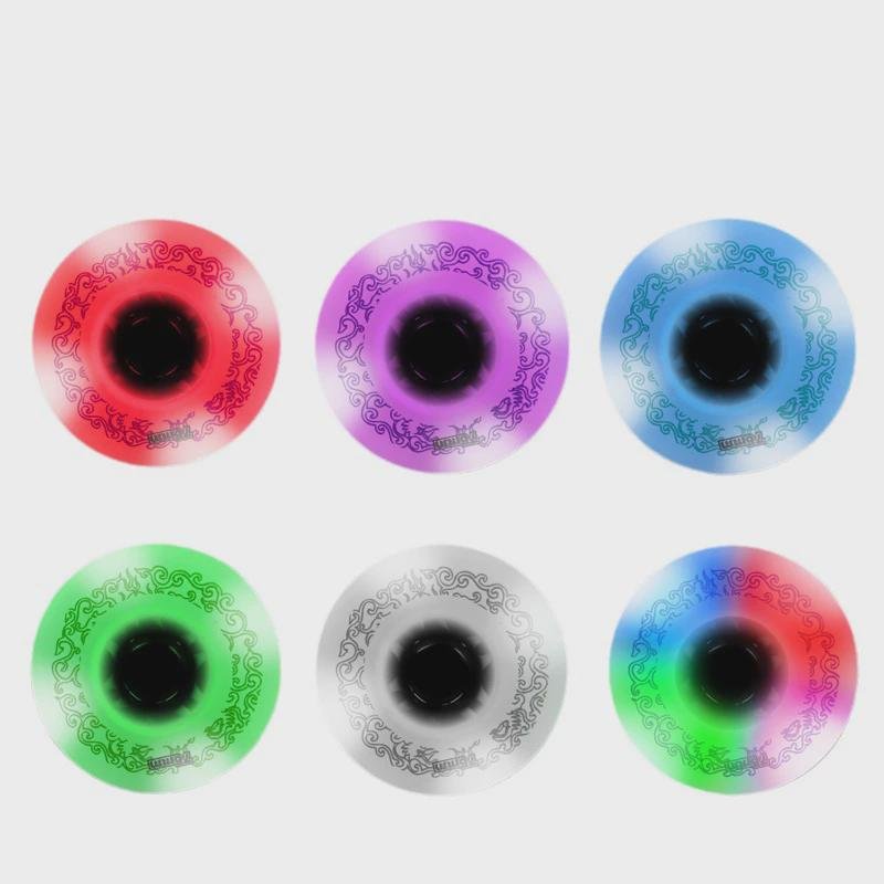 WHEELS AND WHEELS FOR THE GRINDING OF ADULT CHILDREN LUMINOUS LUMINOUS SKATING SLIPPER PARTS FLAT-BRUSHED PU RUBBER WHEELS