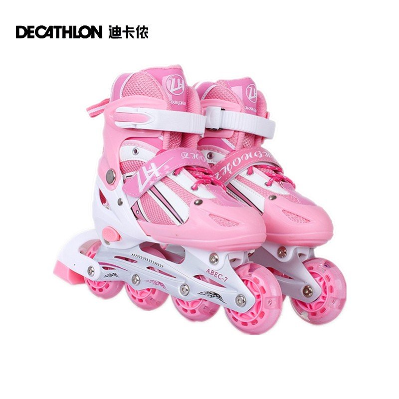 Diccanon children's skating field shoes, kids' skating shoes, four wheels, single rows of children's skates