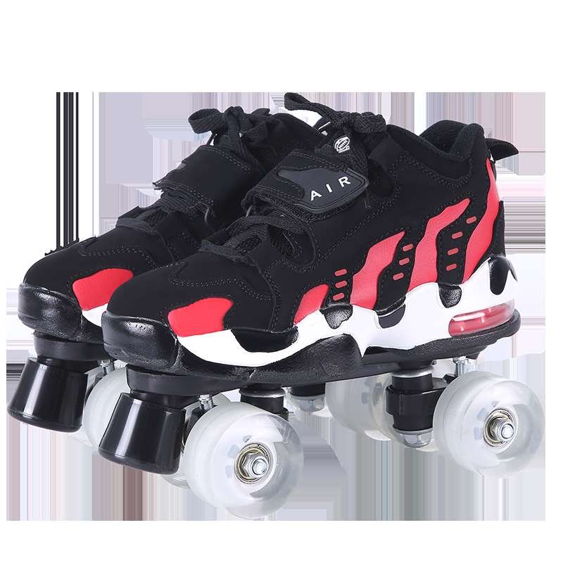 Black new Martin Boots and Skating Shoeboy Four Wheels for Adults and Men