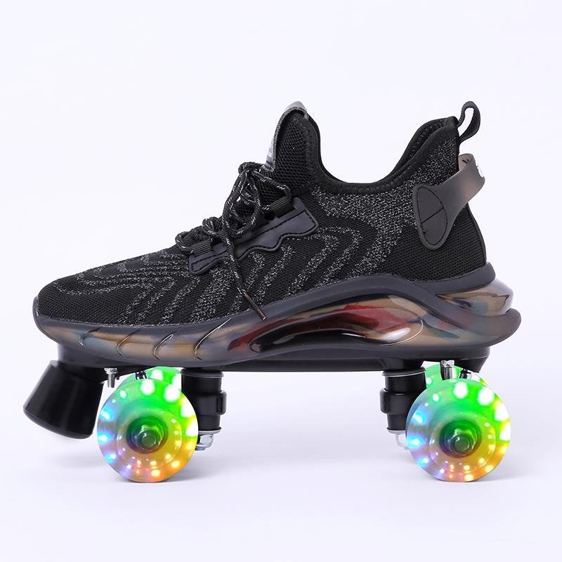 New summer skating, four-wheeled skates for men and women, dry-shoes, rollers