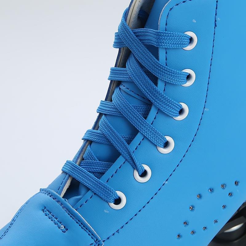 New adult pair of skates, four-wheeler skating shoes, adult male and female