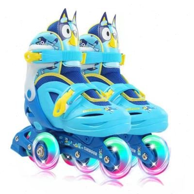 Shoe skater children aged 3-5-6-8-10 boys and girls with double-sliding skates