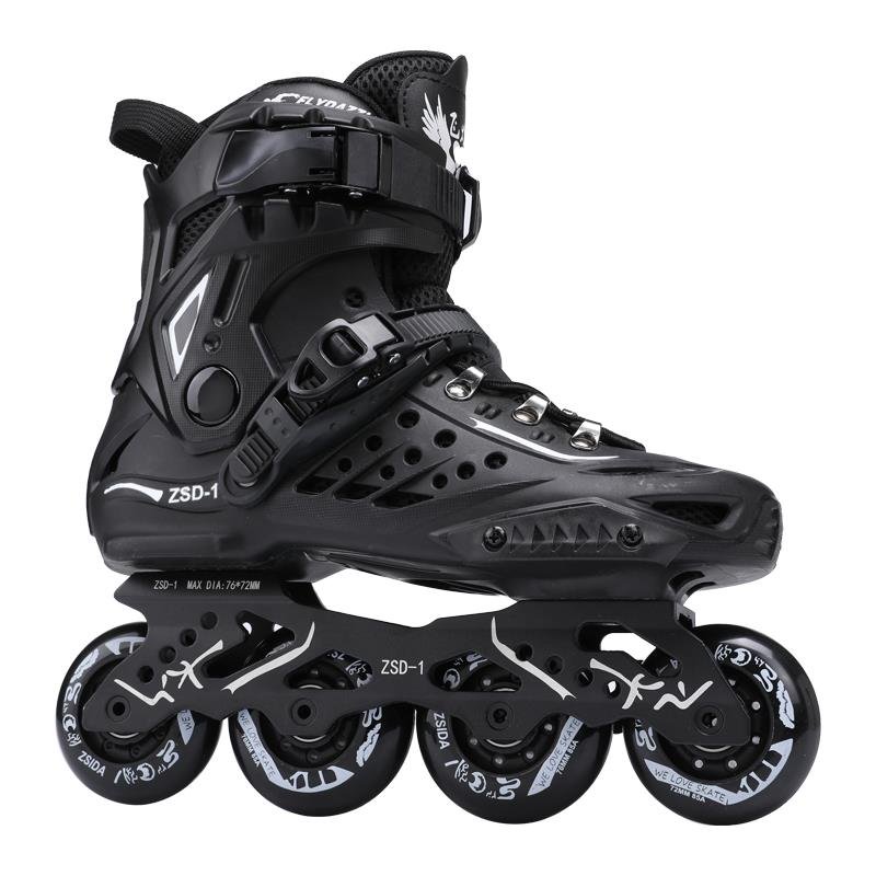 Professional roller skater adult skater male and female, straight skater flats, college fresh skater
