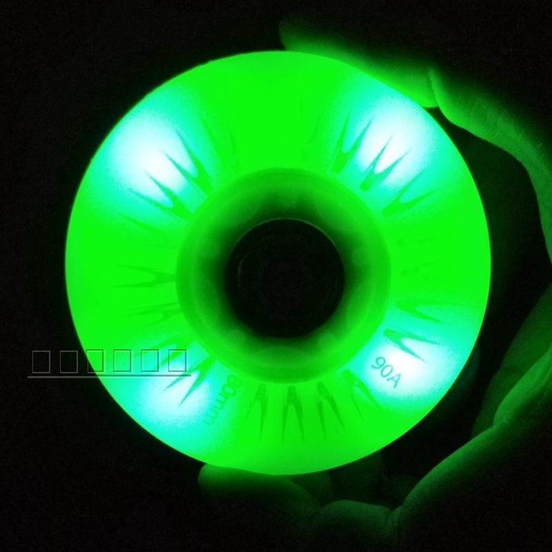 THE TANGER'S AEROBIC WHEELS FLASHING LUMINOUS LUMINOUS LUMINOUS, SWIRLING BRAKES
