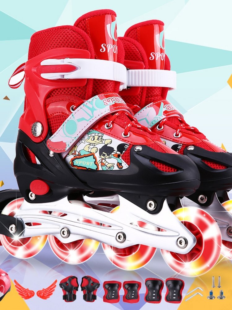 Decanon skater children's starters with a full set of skatings for little girls