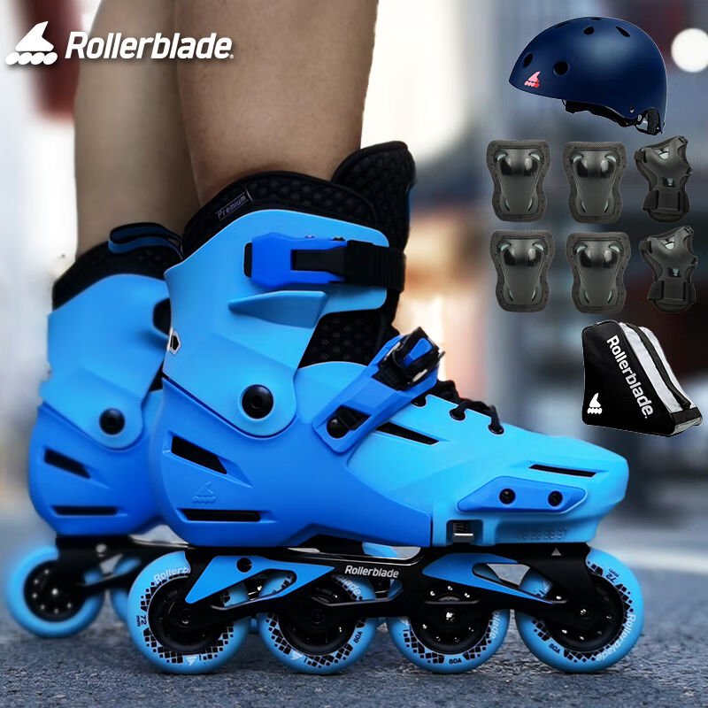 Rollerblade's professional skates, boys and girls in both