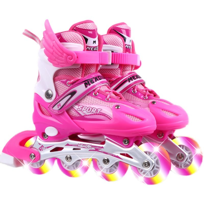MICRO REGULAR SKATER CHILDREN, FULL OF SKATING SKATING SKATES AND DRY-SKATING WHEELS TO GET BOYS AND GIRLS STARTED