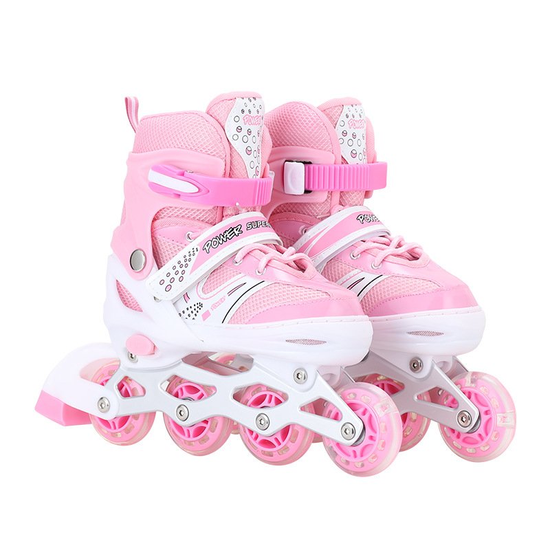 Decannon's new kid can adjust the whole set of straight-sliding color skates