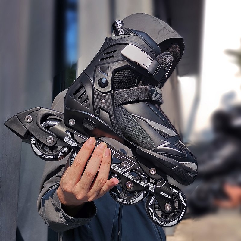 The first class of the Decanon Adult Skating Shoes Girls' Association, straight-on skater, can make ice skates