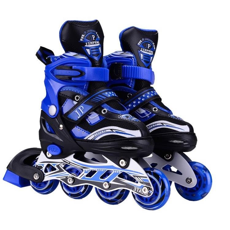 Children aged 3-5-7-8 to 12 years, girls and boys, with a full set of skating shoes for children