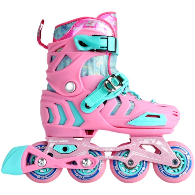DECANON S4 CHILDREN CAN SWITCH TO A ROLLER SKATES STRAIGHT AND ROLLER SKATES KID SKATER COACH CLUB