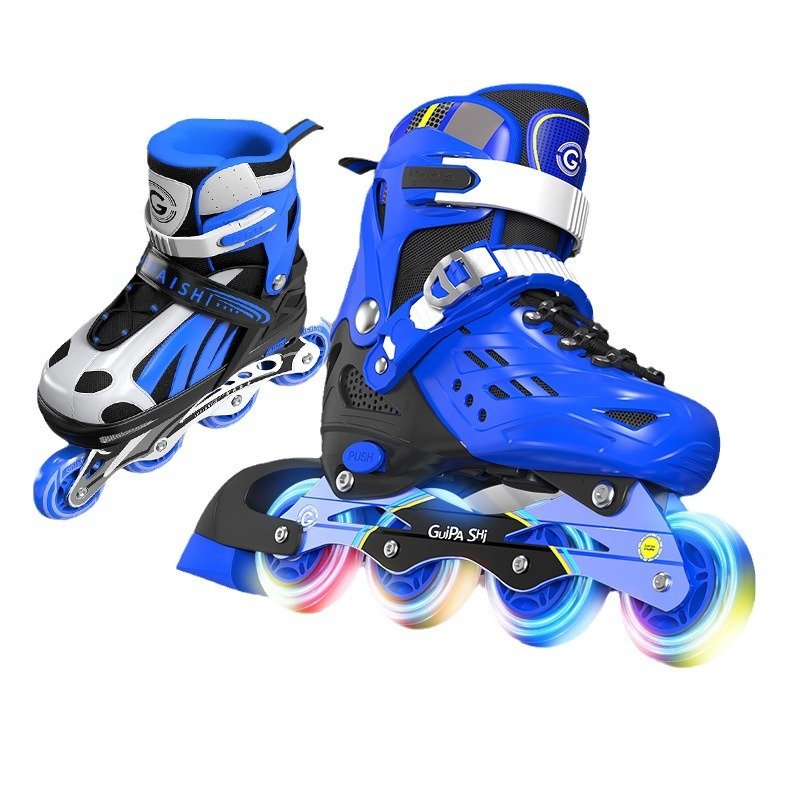 Skating slippers for children with a full set of skating shoes for girls