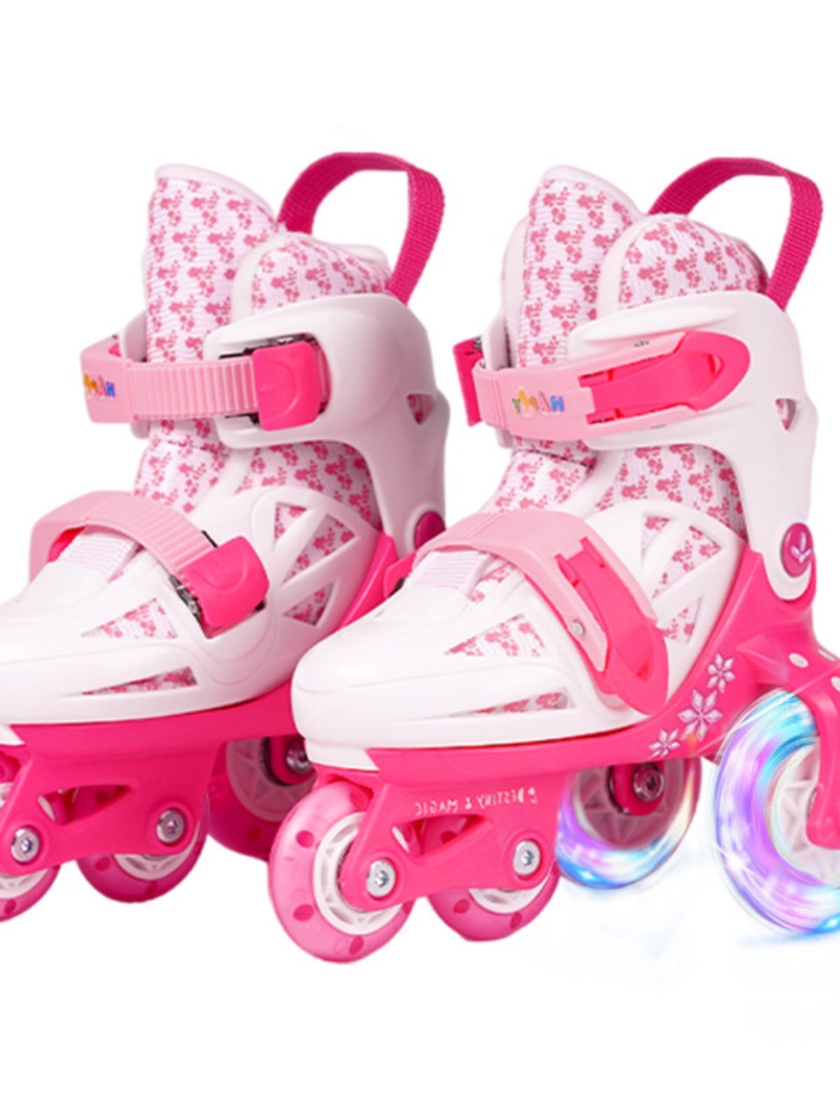 Dicanon double skate girl, four-wheel flash early-child beginner skater boy boy specialty