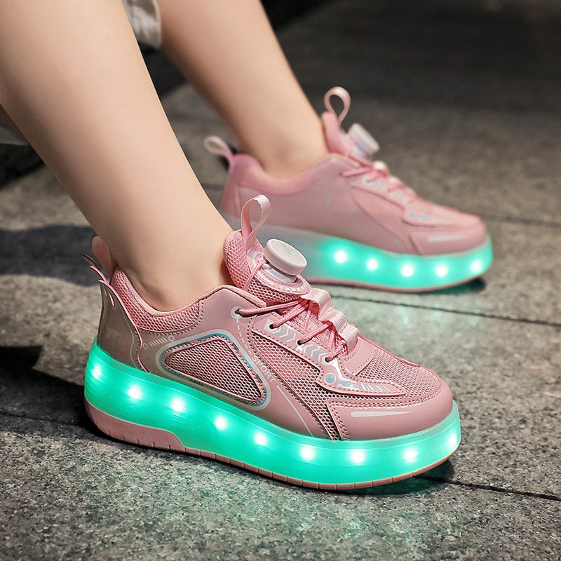 Dicanon's new shoe-snatching double-wheeled luminous wheel slider for boys and girls