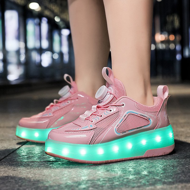 Dicanon's new shoe-snatching double-wheeled luminous wheel slider for boys and girls