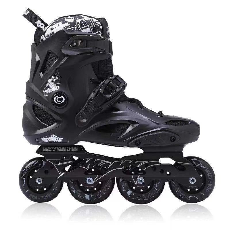 IN COLLEGE, BOTH MALE AND FEMALE SKATING SKATES STRAIGHT TO THE DRY ICE
