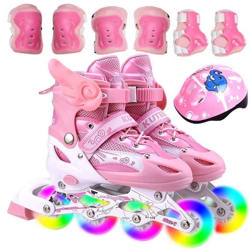 Dica roller skates for a girl with a pair of skating shoes