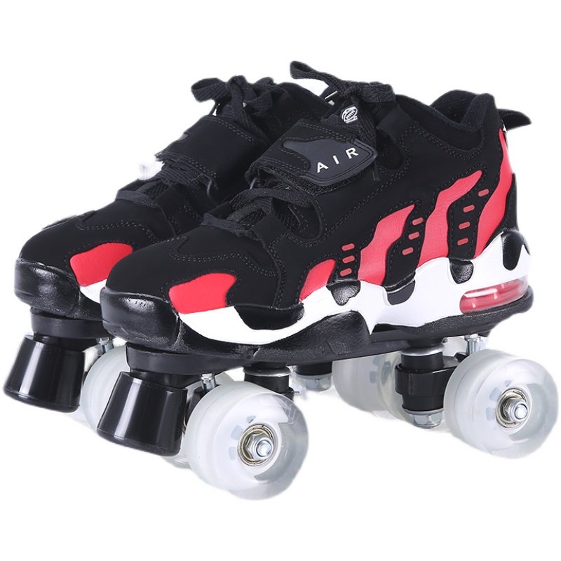 NEW ADULT DOUBLE SKATER CHILDREN, FOUR-WHEELER SKATING SHOES, ADULT MALE AND FEMALE, DRY-SHOE DOUBLE Z SKATES