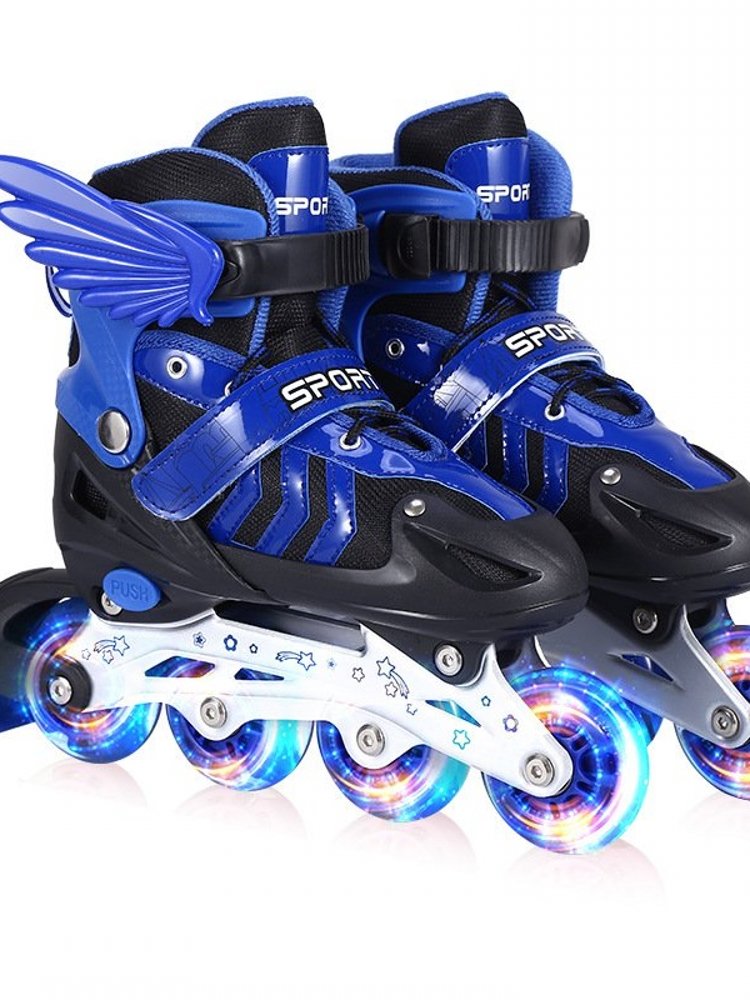 Decannon's new child skater suit, male and female, straight-on-wheel roller skater slipper