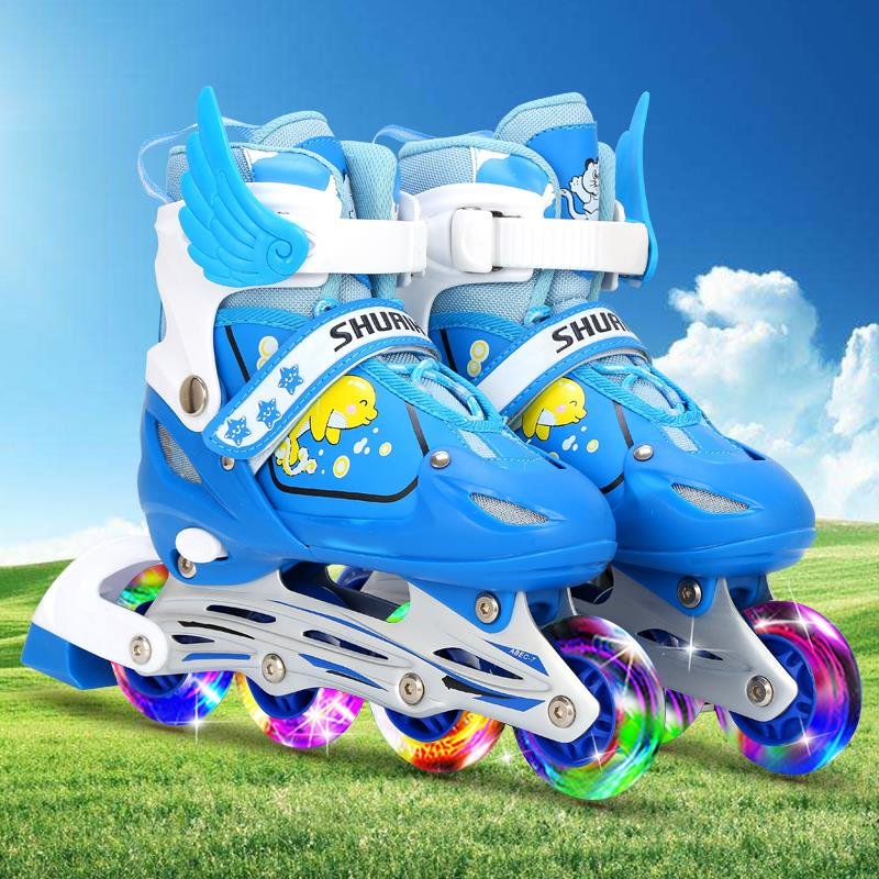 Ducannon 3-4-5-6-7-7-12 year-old boys and girls skater roller skater set for beginners
