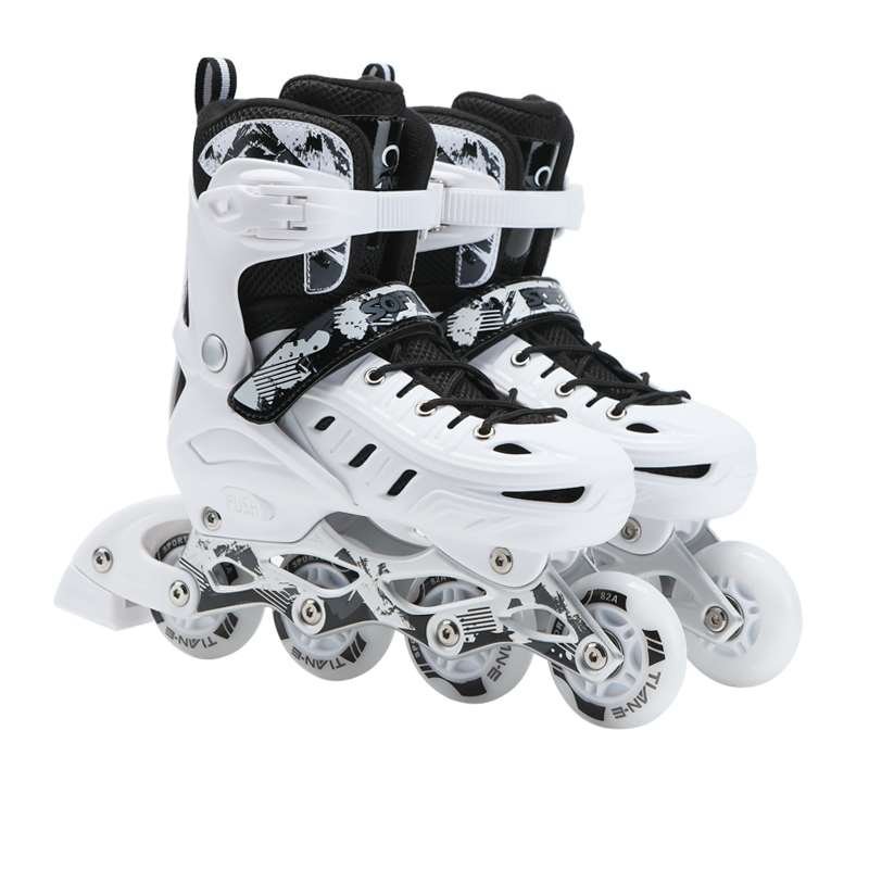 Adult beginners of roller skates, adult skates professional children with a full set of young people's direct skis, boys and girls