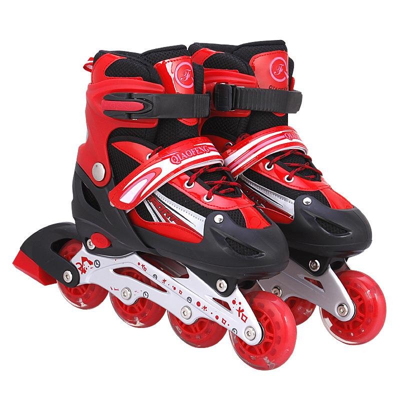 Dicanon buttons can turn a man's direct slider shoes, aluminum alloy skating slippers, skating shoes for boys and girls