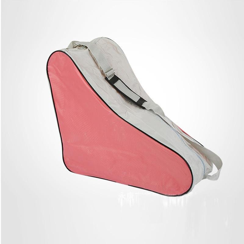 Triangular wheel slipper bag, one-shoulder bag, skating back bag, skating skates for children in a dryer ice skater