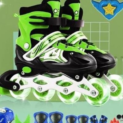 I don't know. A boy skater can switch to a nine-year-old, four-wheeled, single-rower skates for a grown child