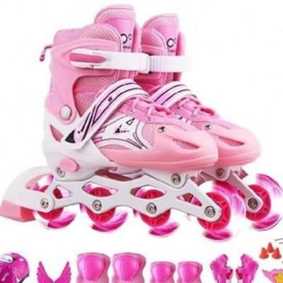 I don't know. A boy skater can switch to a nine-year-old, four-wheeled, single-rower skates for a grown child