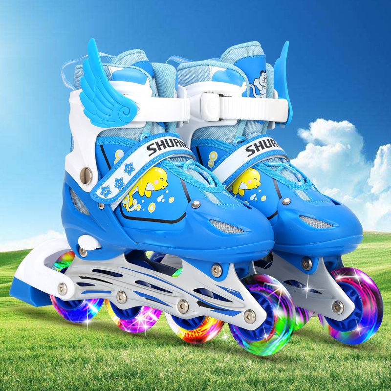 Ducannon 3-4-5-6-7-7-12 year-old boys and girls skater roller skater set for beginners