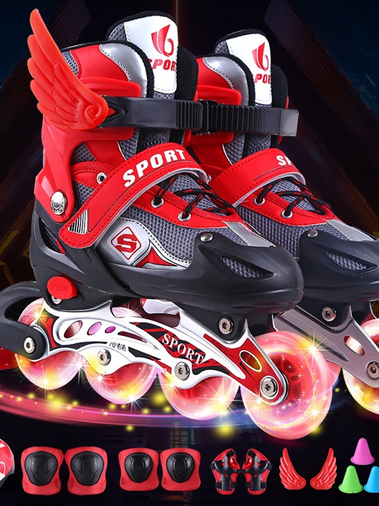 Disney's real skater kids, full of skating skating skates, dry-sleeved