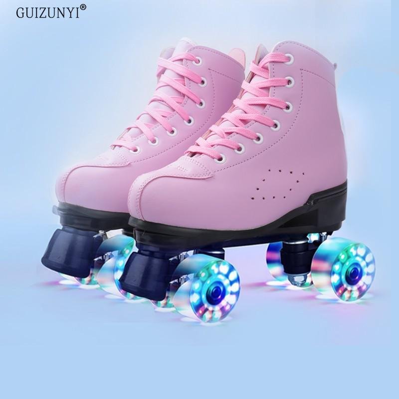 Four rounds of dry skates and purple flashers for both male and female adults