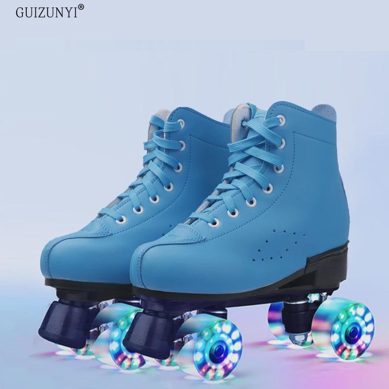 Four rounds of dry skates and purple flashers for both male and female adults