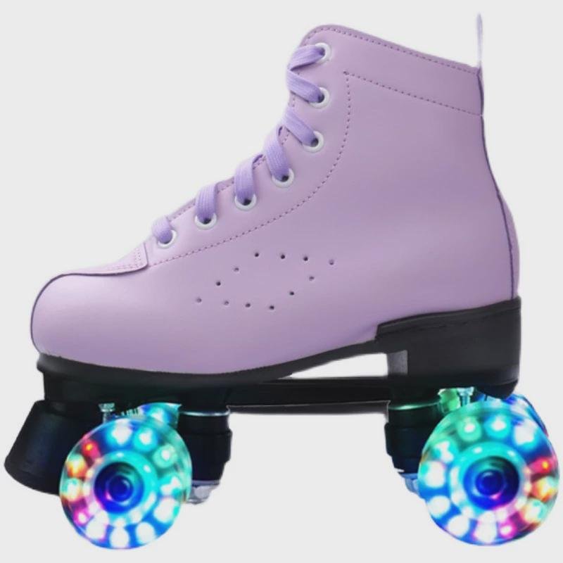 Four rounds of dry skates and purple flashers for both male and female adults