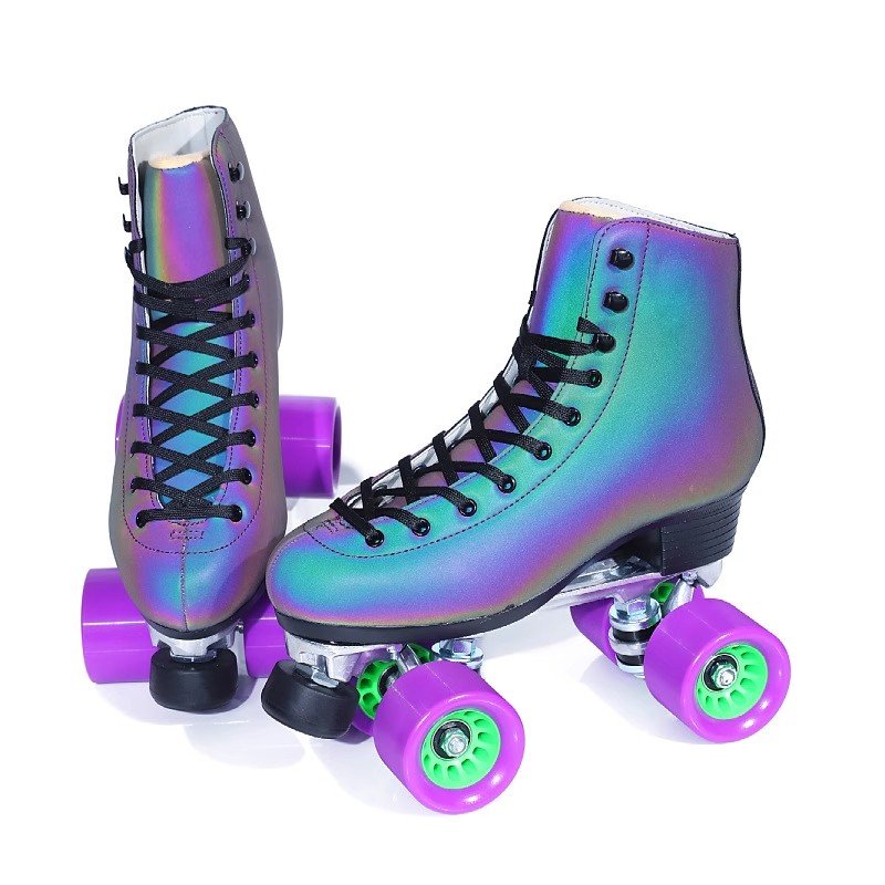 FOUR-WHEELED COLORED SUPERFLUORINATED SKATING PU WHEEL