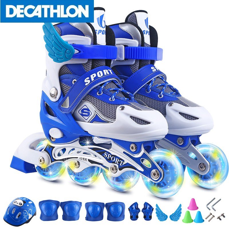 Decanon's real skater children are all skating skating skates and dry-sleeved